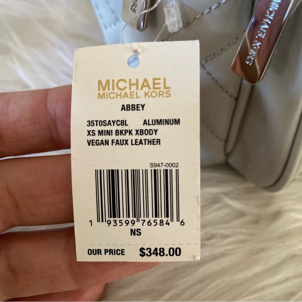 MICHAEL KORS ABBEY XS MINI BACKPACK XBODY BAG - Picture 6 of 13